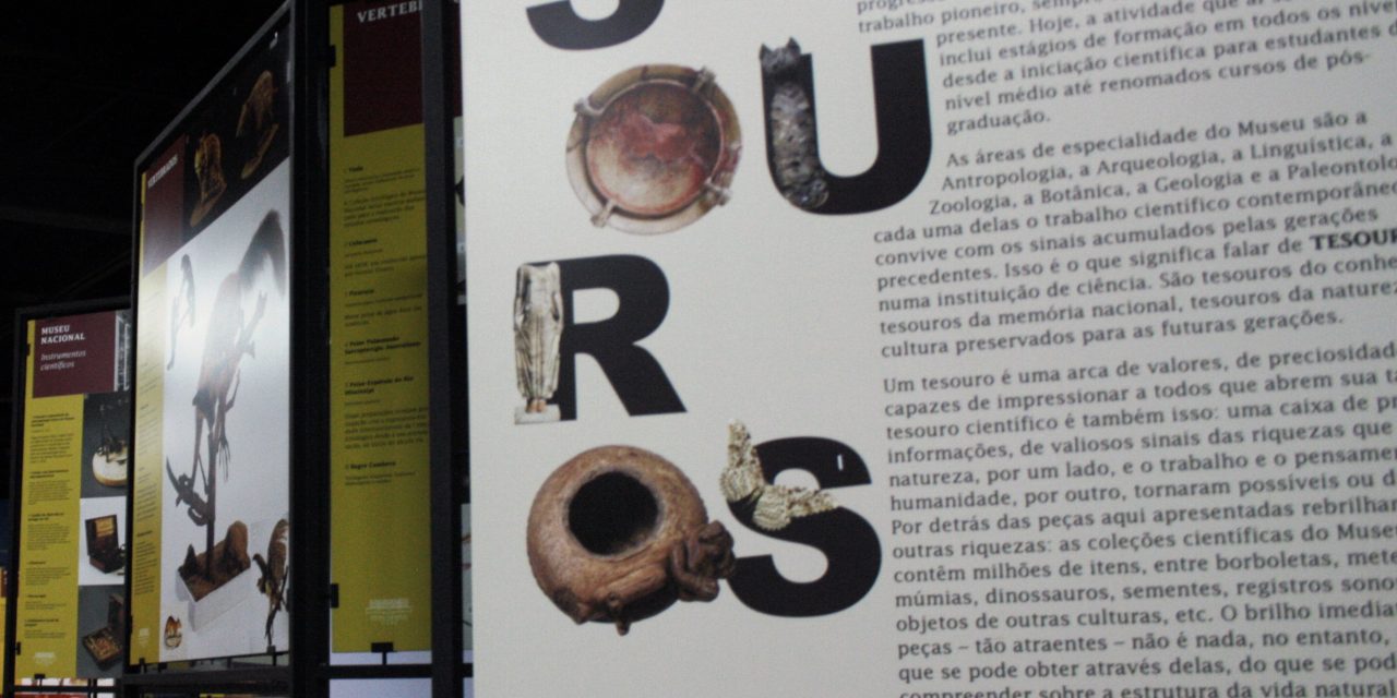 Exposição reúne os tesouros do Museu Nacional