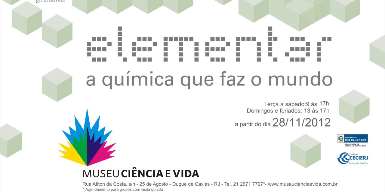 Museu Ciência e Vida apresenta Elementar: a química que faz o mundo