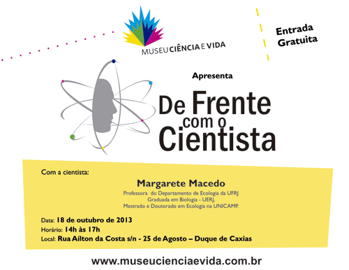 “De Frente com o Cientista”, no Museu Ciência e Vida