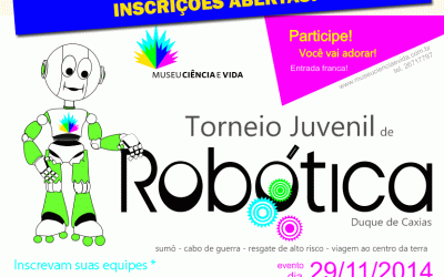 Vem aí o Torneio Juvenil de Robótica!