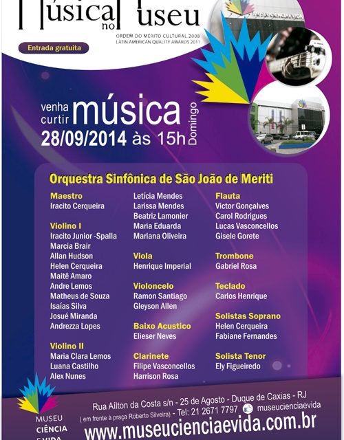 Orquestra de São João do Meriti se apresenta no Música no Museu