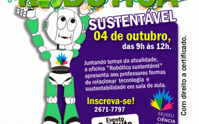Oficina para professores: “Robótica sustentável”