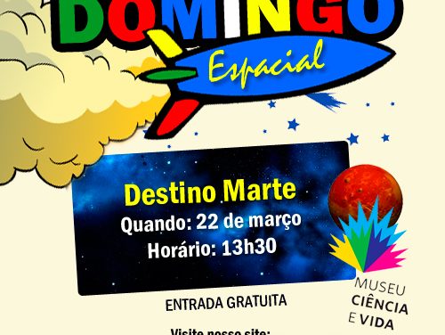 Domingo Espacial desvenda o planeta Marte para as crianças