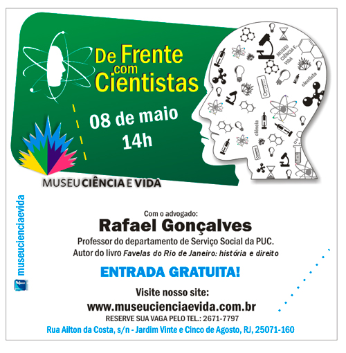 De Frente com Cientistas com o advogado e historiador Rafael Soares Gonçalves