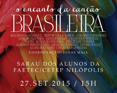Sarau revive grandes nomes da música clássica e popular brasileira
