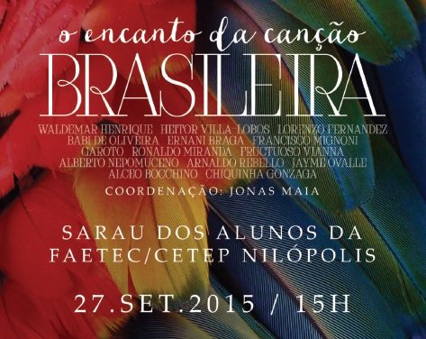 Sarau revive grandes nomes da música clássica e popular brasileira