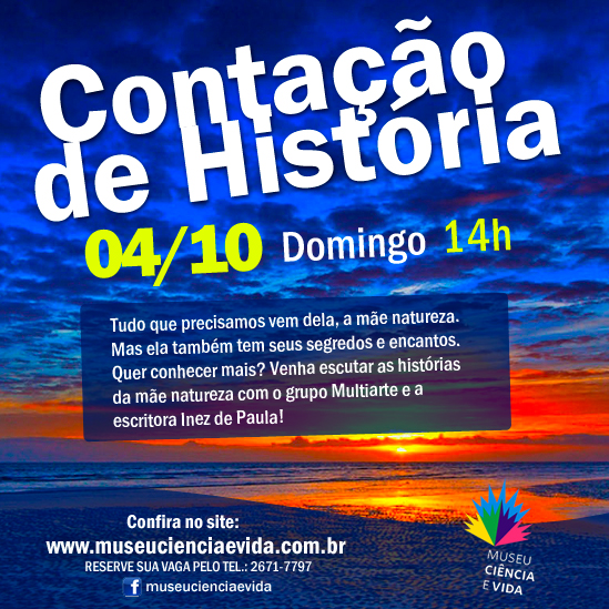 Contação de história no Museu!