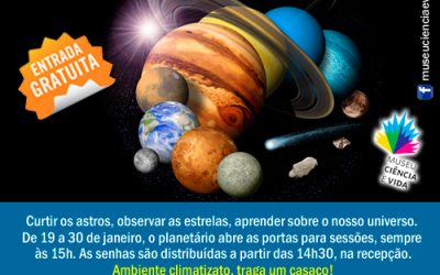Planetário todos os dias!