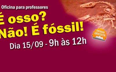 Oficina “É osso? Não! É fóssil!”