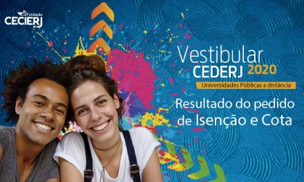 Veja o resultado do pedido de recurso de Isenção e Cota do Vestibular 2020.1