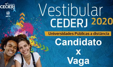 Veja como está a concorrência no Vestibular Cederj 2020.1