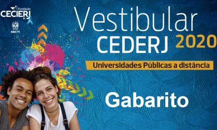 Divulgados o gabarito e a justificativa da prova do Vestibular Cederj