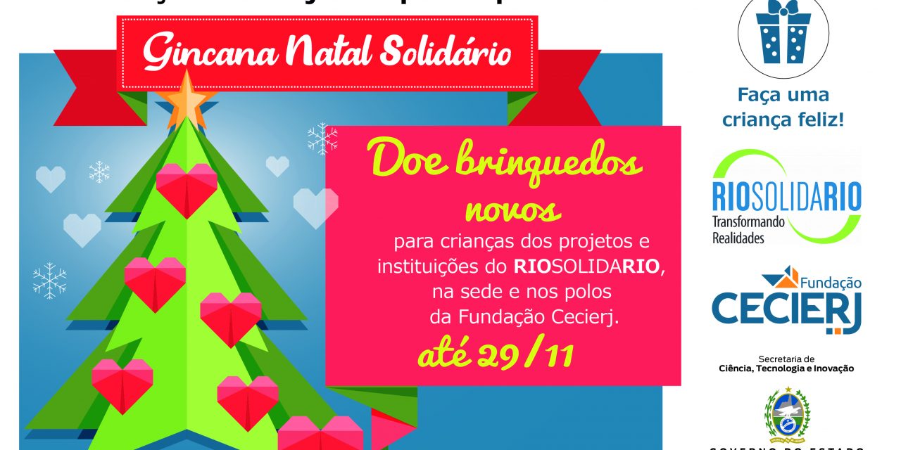 Fundação Cecierj participa da campanha Natal Solidário