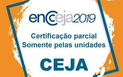 Rede CEJA é responsável pelas Certificações Parciais do Encceja