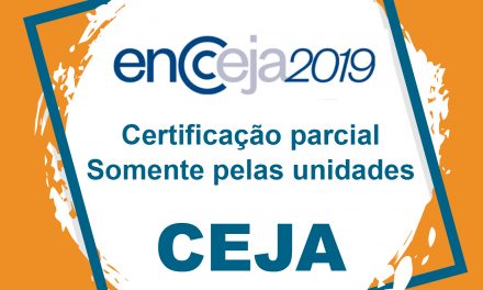 Rede CEJA é responsável pelas Certificações Parciais do Encceja