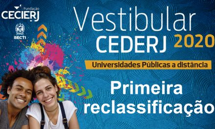 Veja lista da primeira reclassificação do Vestibular Cederj