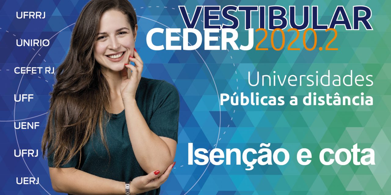 Último dia de inscrições do período de isenção e cotas para o Vestibular 2020.2