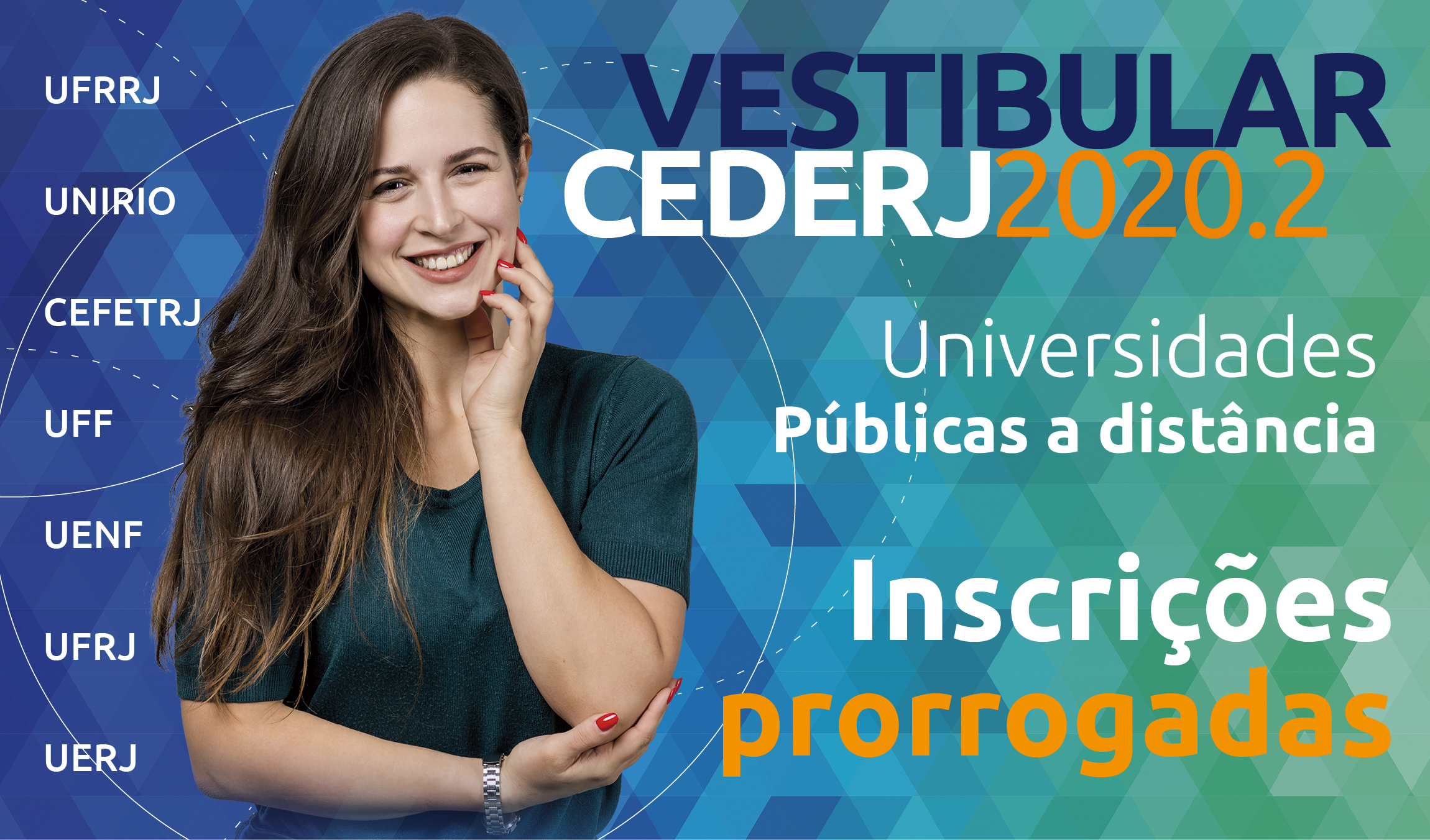 Prorrogada a inscrição para o Vestibular Cederj 2020.2 - Fundação CECIERJ
