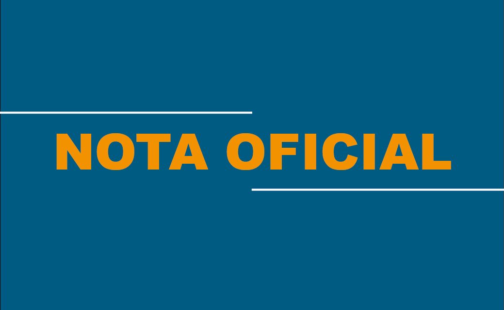 Nota Oficial