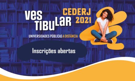 CEDERJ abre inscrições para vestibular de graduação a distância