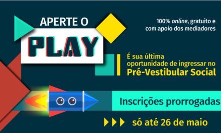 Inscrições prorrogadas até o dia 26 de maio para o pré-vestibular social da fundação Cecierj