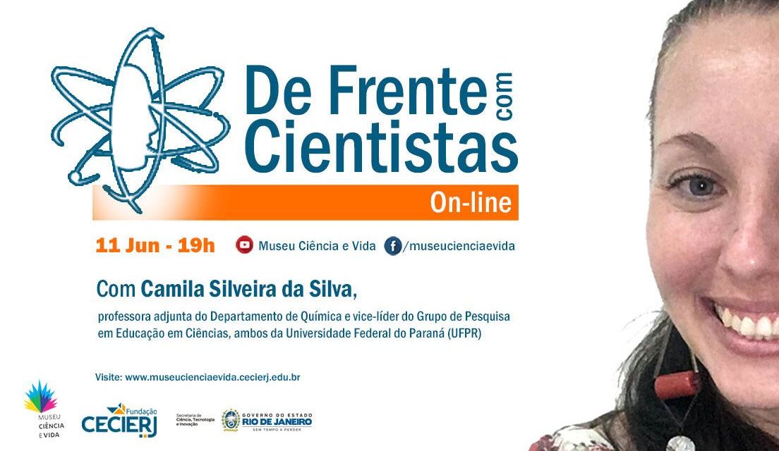 De Frente com Cientistas recebe a química Camila Silveira da Silva