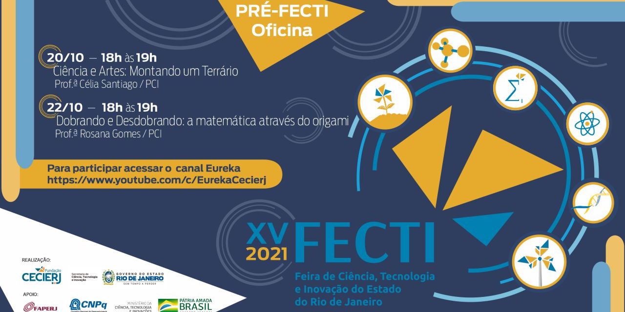 Mais duas oficinas estão disponíveis na Pré-FECTI essa semana