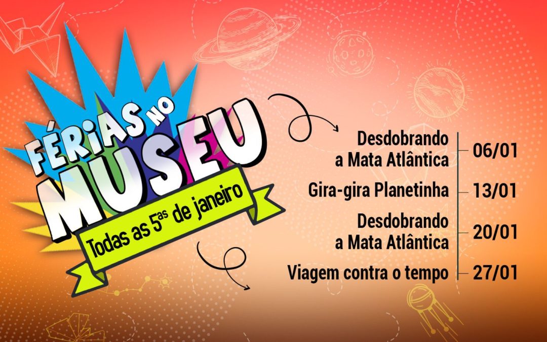 Confira a programação para as férias do Museu Ciência e Vida