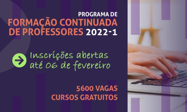 Mais de 5 mil vagas para Programa de Formação Continuada de Professores da Fundação Cecierj