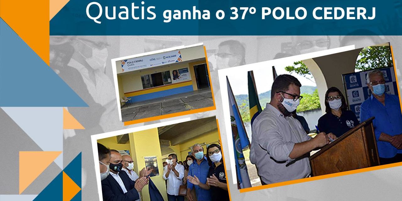 37º Polo Cederj do Estado do Rio é instalado em Quatis