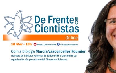 De Frente com Cientistas com a bióloga Marcia Vasconcellos Fournier