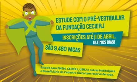 Mais de 9 mil vagas abertas para o Pré-Vestibular da Fundação Cecierj