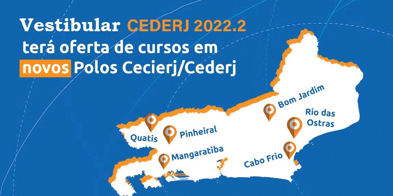 Fundação Cecierj inaugura seis novos polos Cederj no vestibular 2022.2