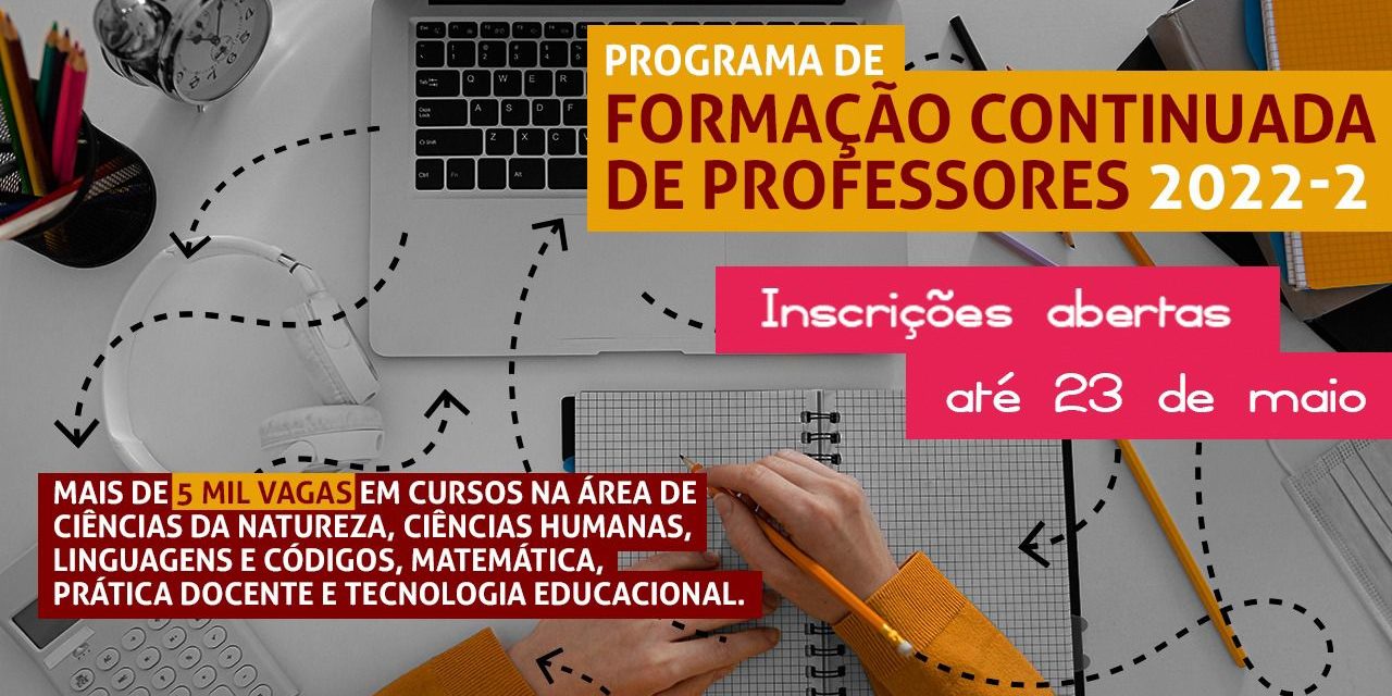 Inscrições abertas para o Programa de Formação Continuada de Professores da Fundação Cecierj