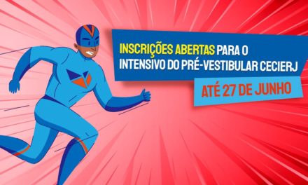 Pré-Vestibular Cecierj está com inscrições abertas para o curso intensivo