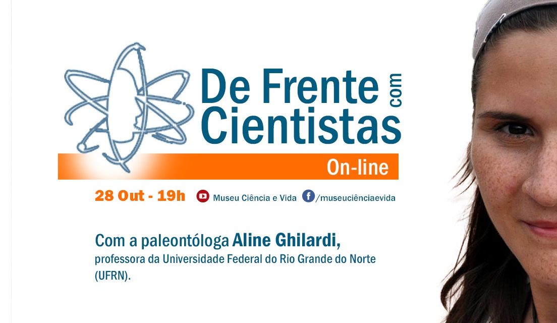 De Frente com Cientistas com a paleontóloga Aline Ghilardi