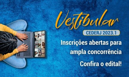 Inscrições abertas para o Vestibular Cederj