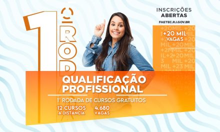 12 cursos de qualificação profissional da FAETEC ofertados na modalidade a distância em parceria com a Cecierj