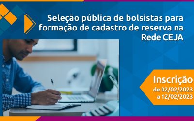 Rede CEJA abre processo para seleção de bolsistas