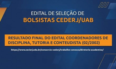 Confira o resultado final do edital 02/2022