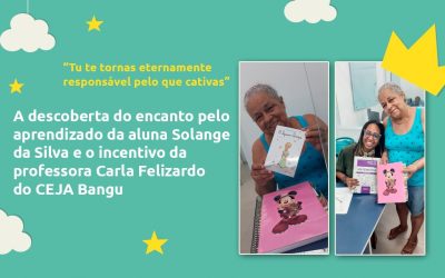 Aluna do CEJA Bangu revela o prazer de estudar depois dos 60 anos