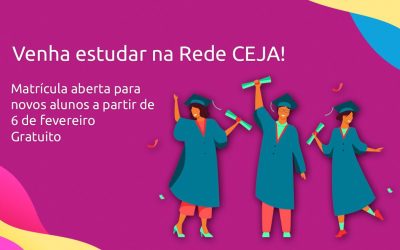 Começa período de matrícula para novos alunos na Rede CEJA