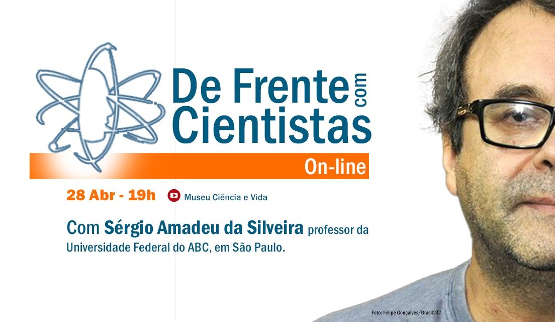 De Frente com Cientistas com o cientista político Sérgio Amadeu da Silveira