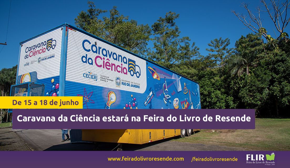 Caravana da Ciência participa da Feira do Livro de Resende