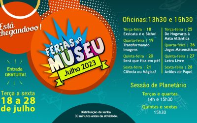 Museu Ciência e Vida prepara programação especial para as férias de julho