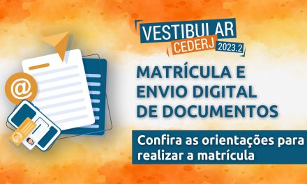 Confira as orientações para realizar a matrícula