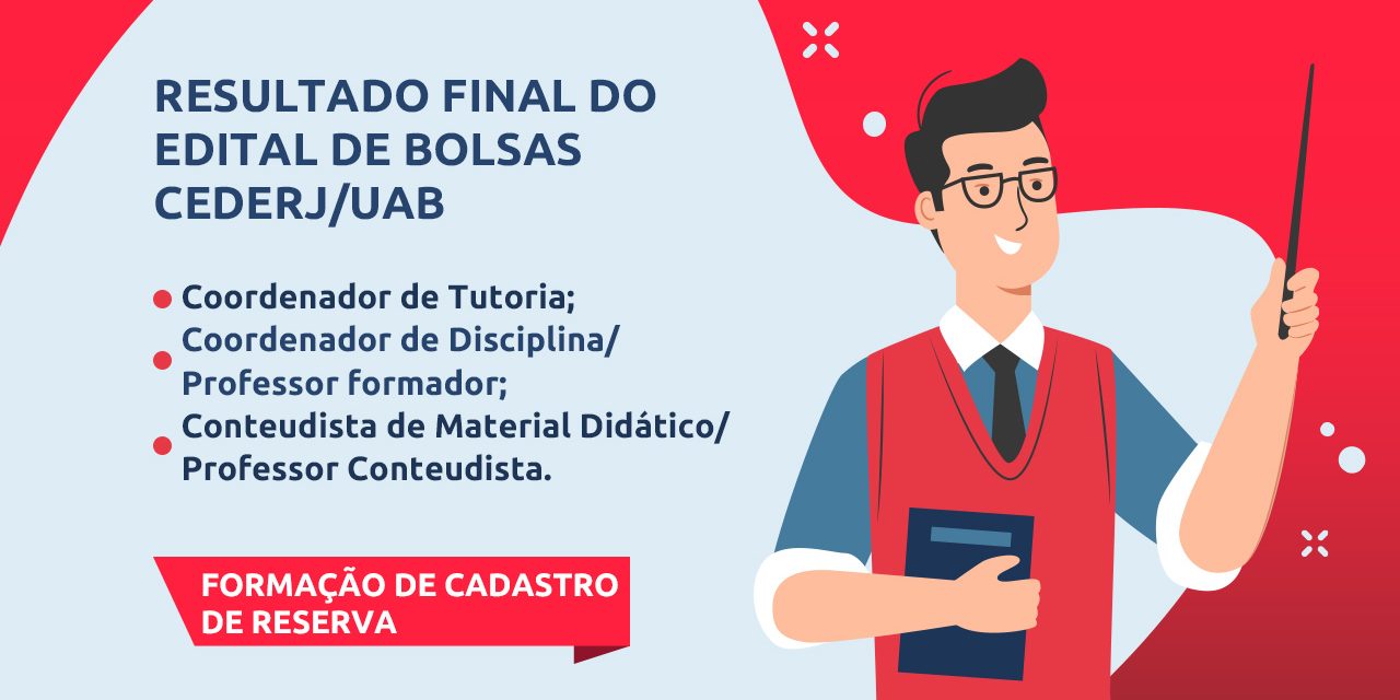 CONFIRA O RESULTADO FINAL DO EDITAL 01/2023