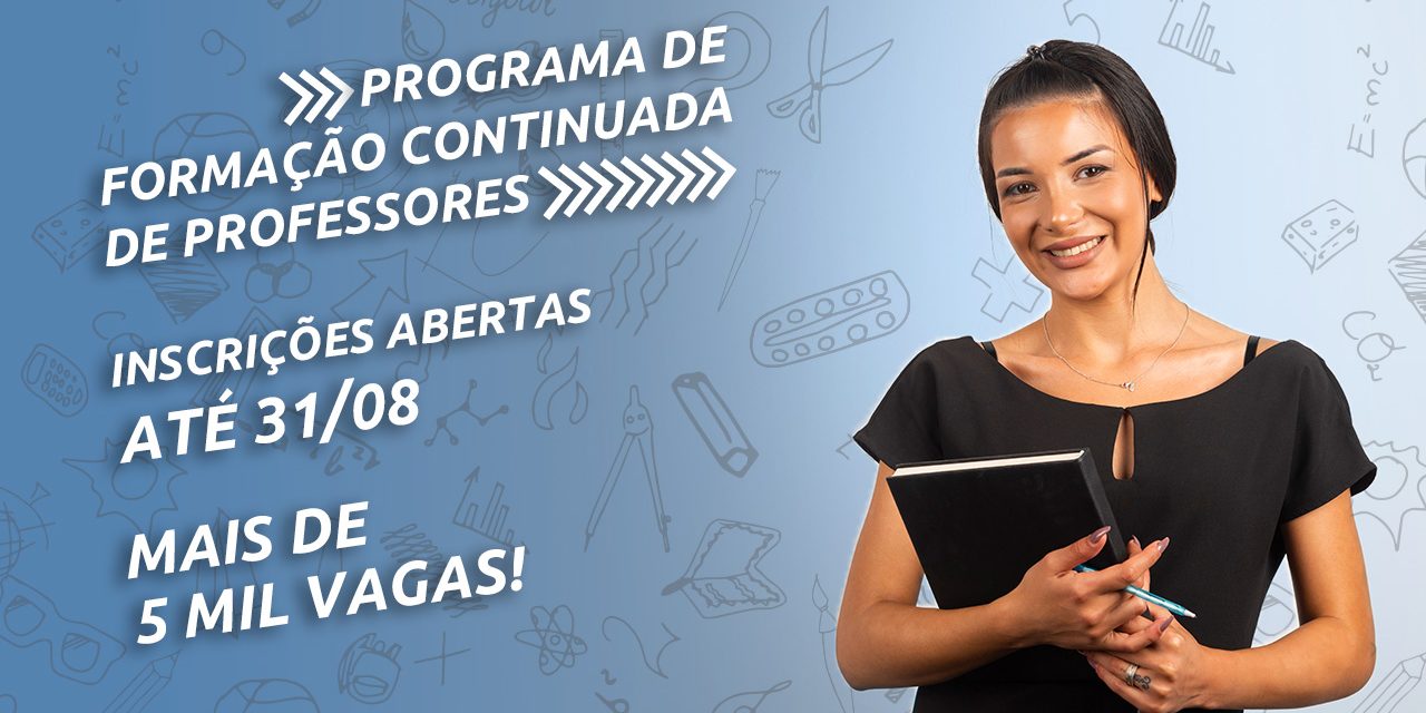 Fundação Cecierj abre novas inscrições para o Programa de Formação Continuada de Professores