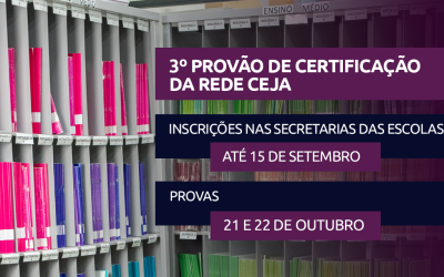 Governo do Estado do Rio fará prova de conclusão para ensinos fundamental e médio