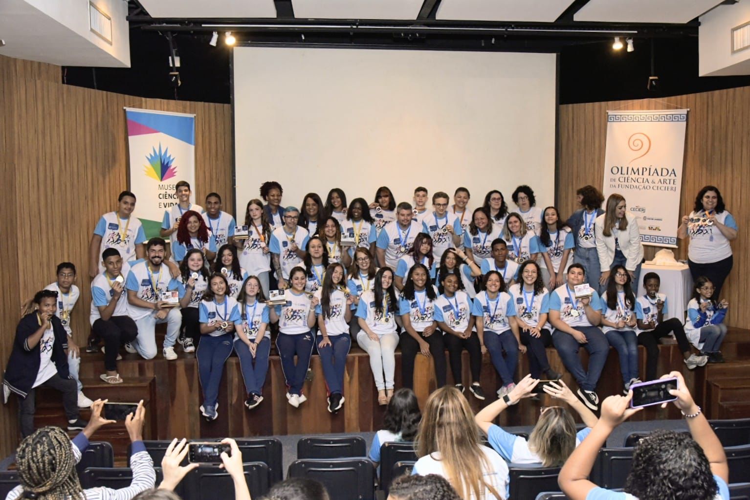 The 2nd Arts and Sciences Olympiad Awards Ceremony, on Saturday (21), was marked by a lot of emotions and joy